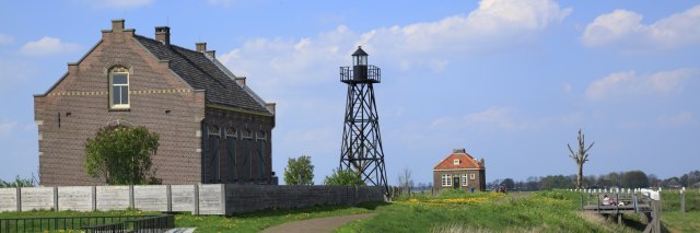 Het voormalige eiland Schokland, een van de werelderfgoederen in Nederland