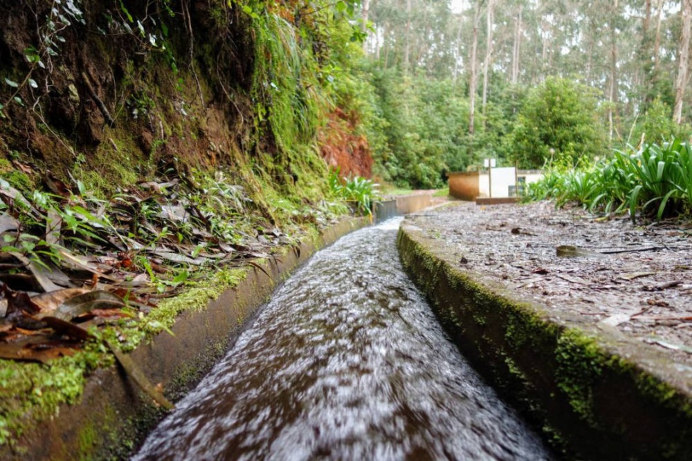 De levadas (irrigatiekanaaltjes) zijn kenmerkend voor Madeira
