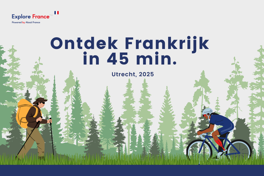 Ontdek de Franse bestemmingen die u op de Fiets en Wandelbeurs kunt ontmoeten tijdens deze ludieke presentatie!