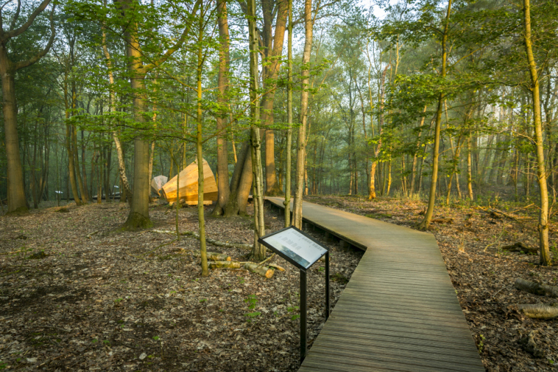 wandelpad Ieperboog Oost, bij de Palingbeek